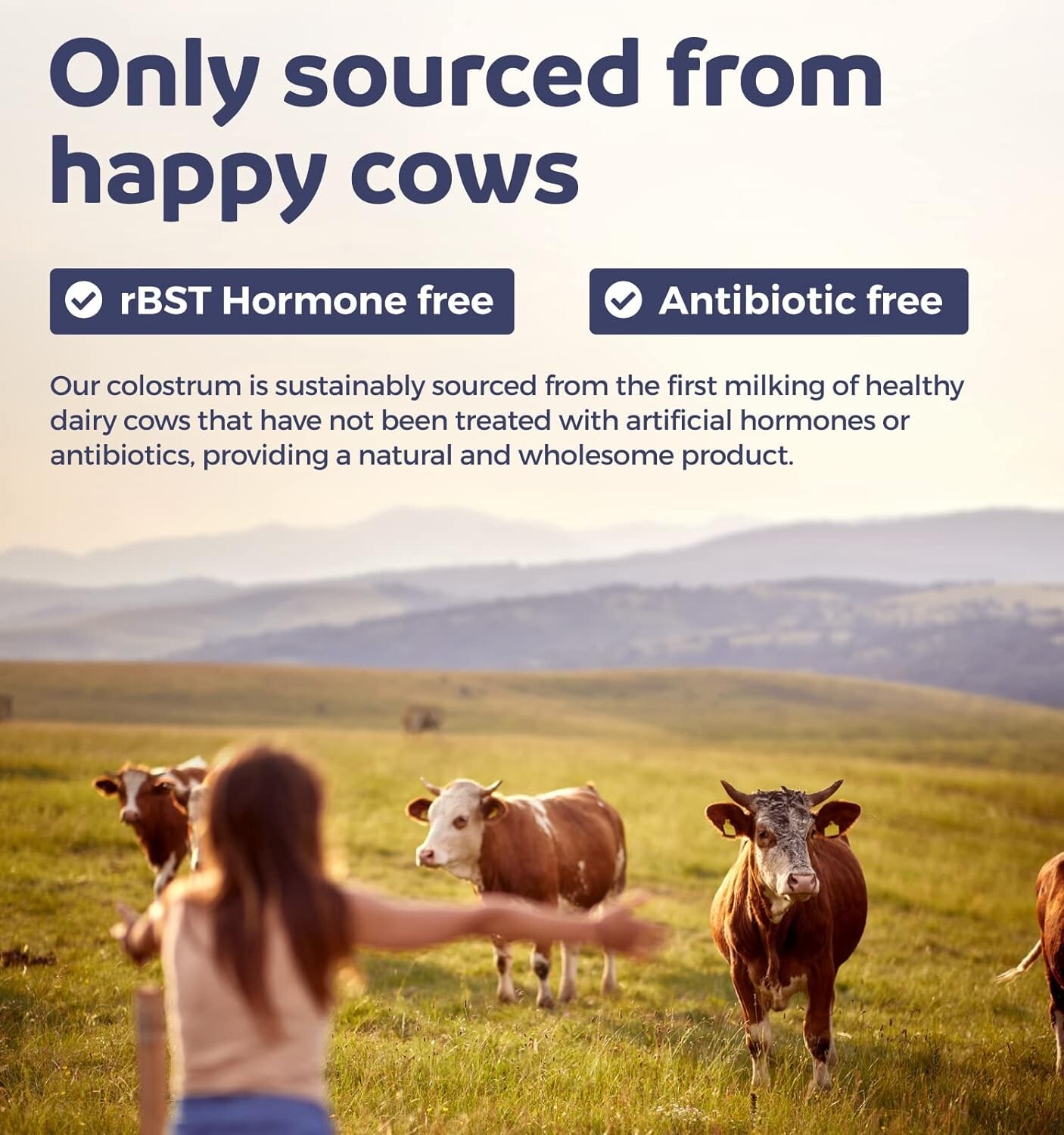 Health’s Harmony Colostrum 1,000mg Non-GMO 30% IgG Immunoglobulins Immune 120ct
