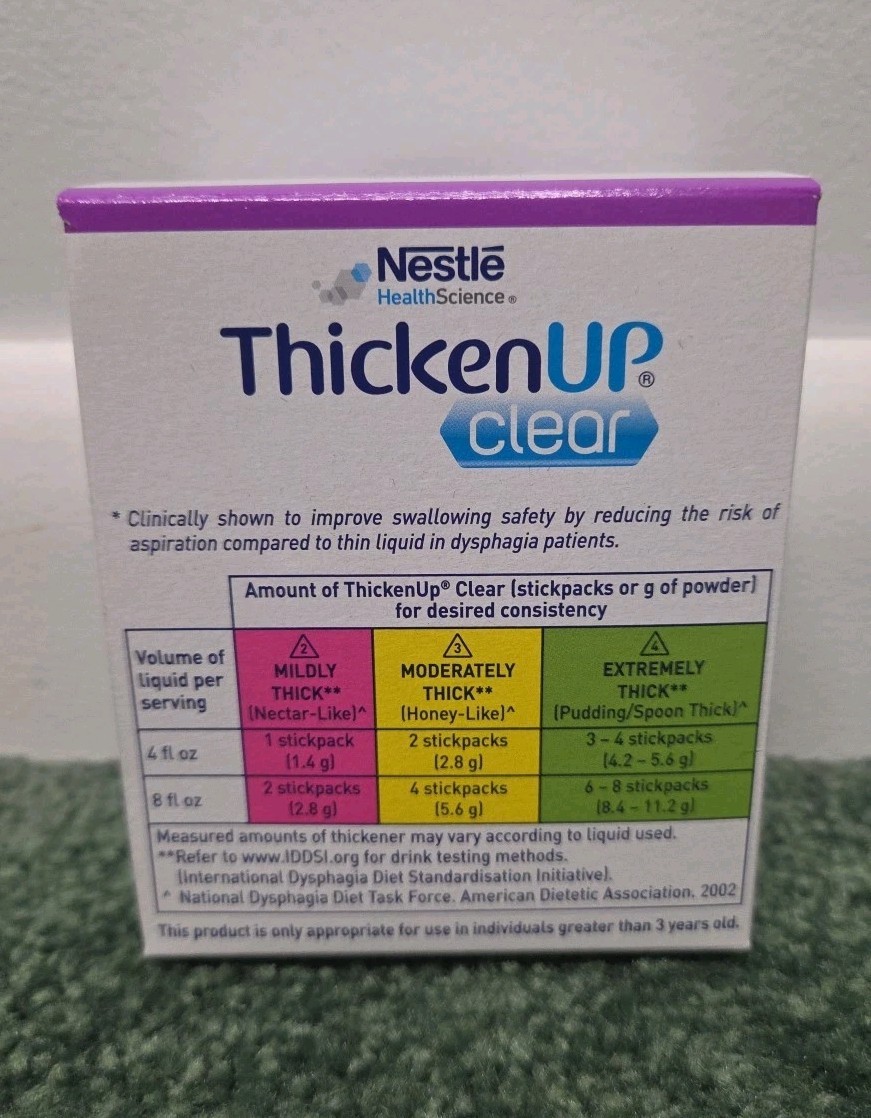 Nestle ThickenUp Clear Instant Thickening Powder, 24 Stick Packs