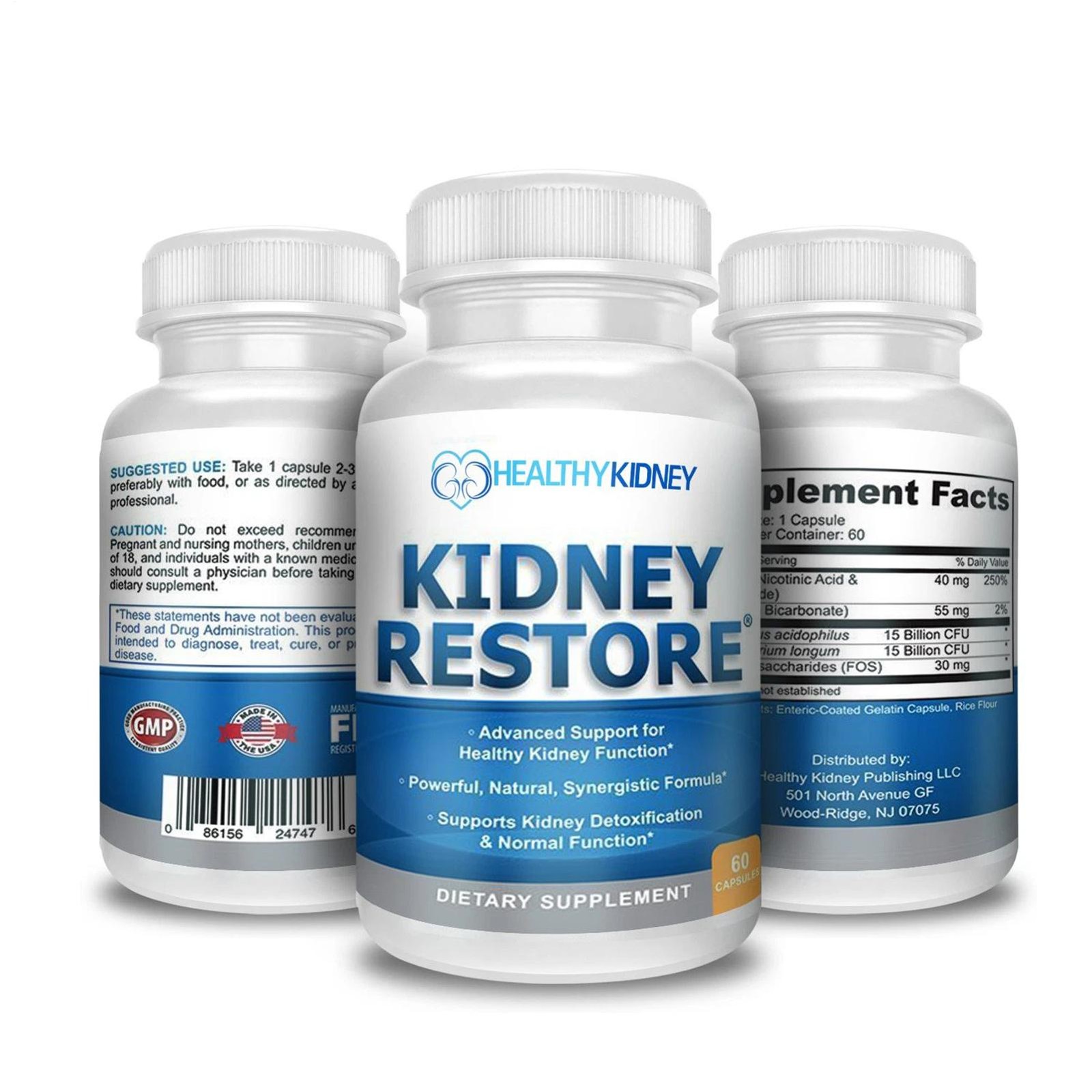Kidney Restore Health Cleanse Support Detox organic Supplement High Quality