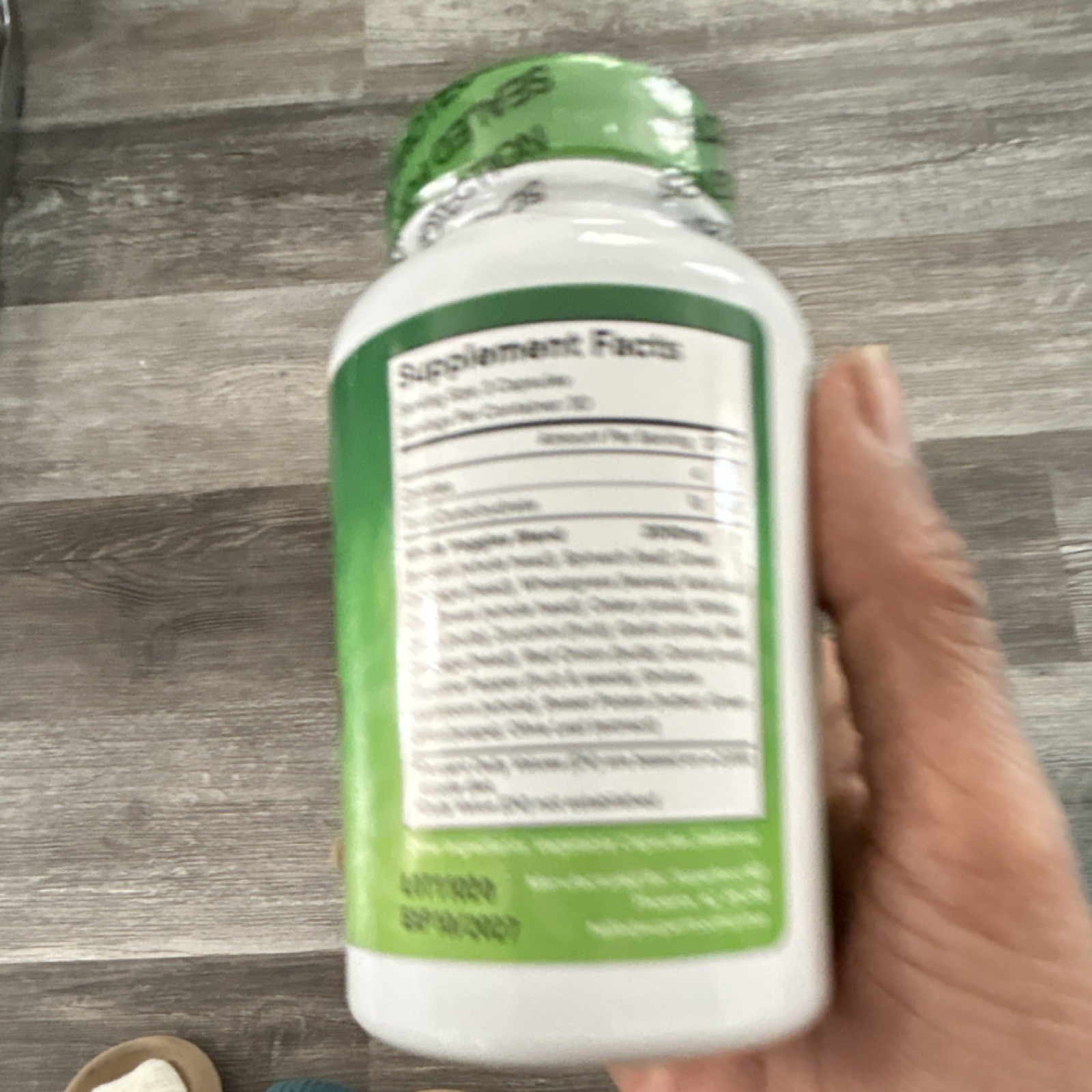 Superfood MD Fruits Veggies Capsules Vegetarian Non GMO Whole Blend 90