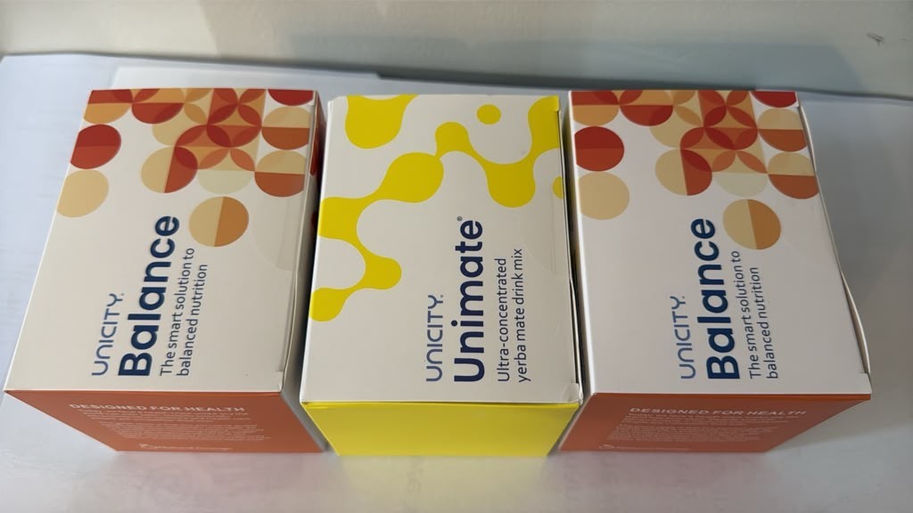 Pack Of 3-Unicity Balance 60ct + Unimate Lemon Ginger 30ct Combo (Free Shipping)