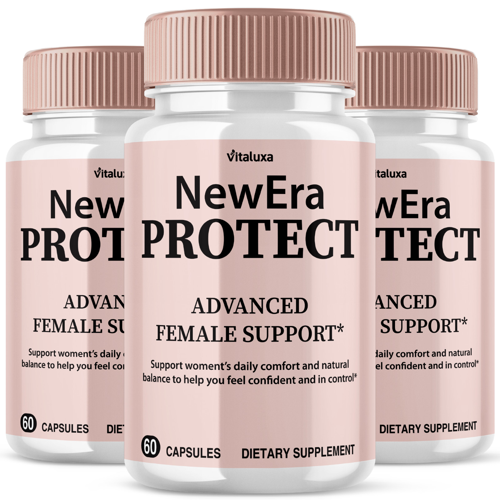 (3 Pack) New Era Protect Capsules, Protect Female Support Pills (180 Capsules)