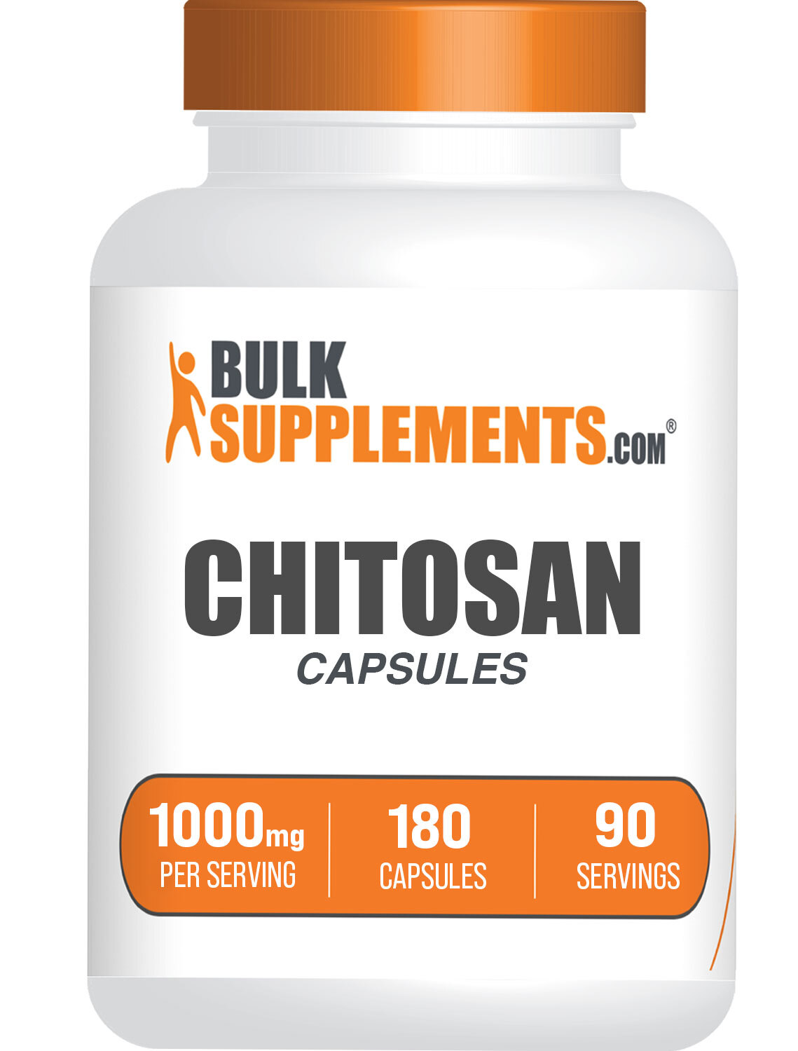 BulkSupplements Chitosan 180 Capsules – 1000 mg Per Serving