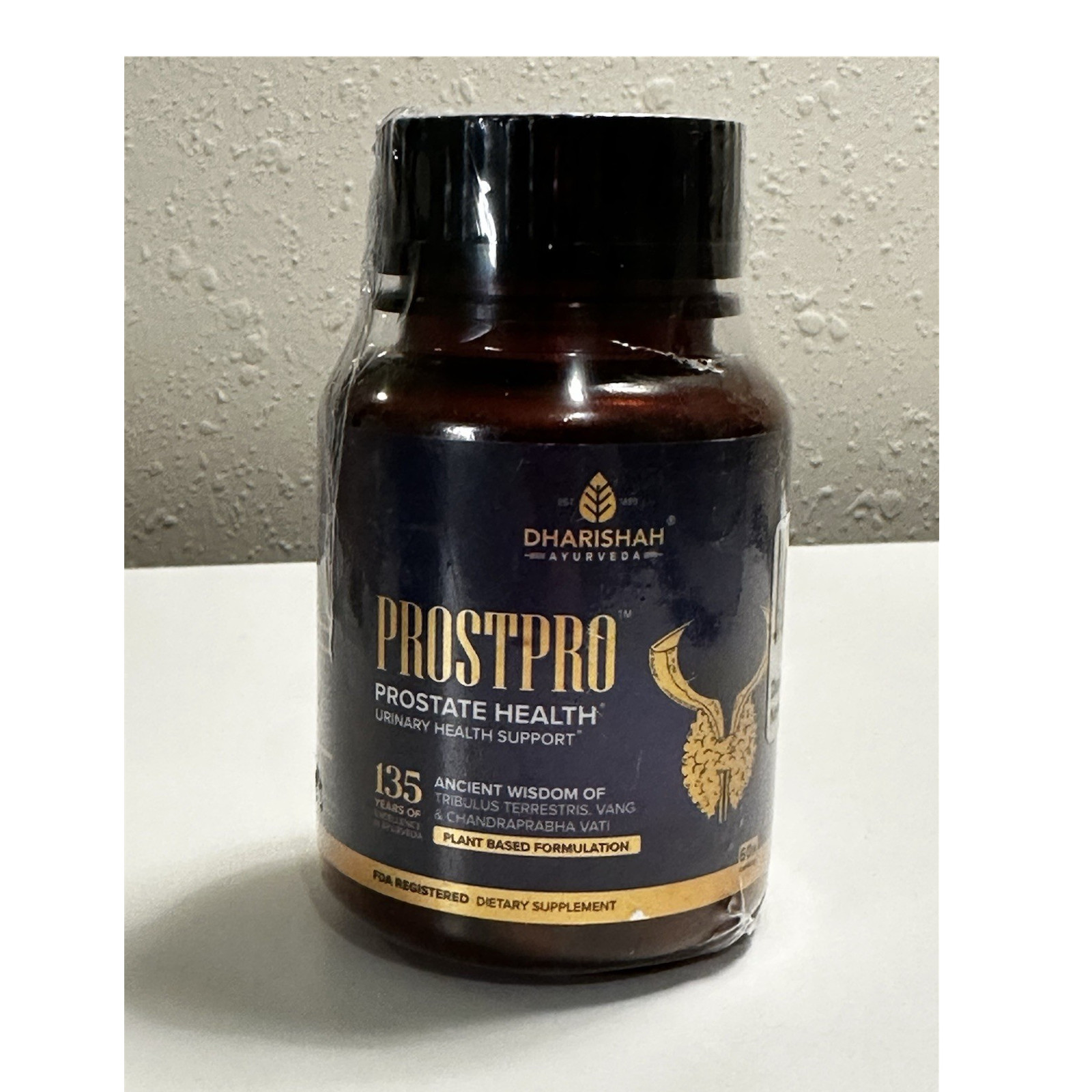 Dharishah Ayurveda ProstPro Prostate & Urinary Health Capsules 60 Ayurvedic