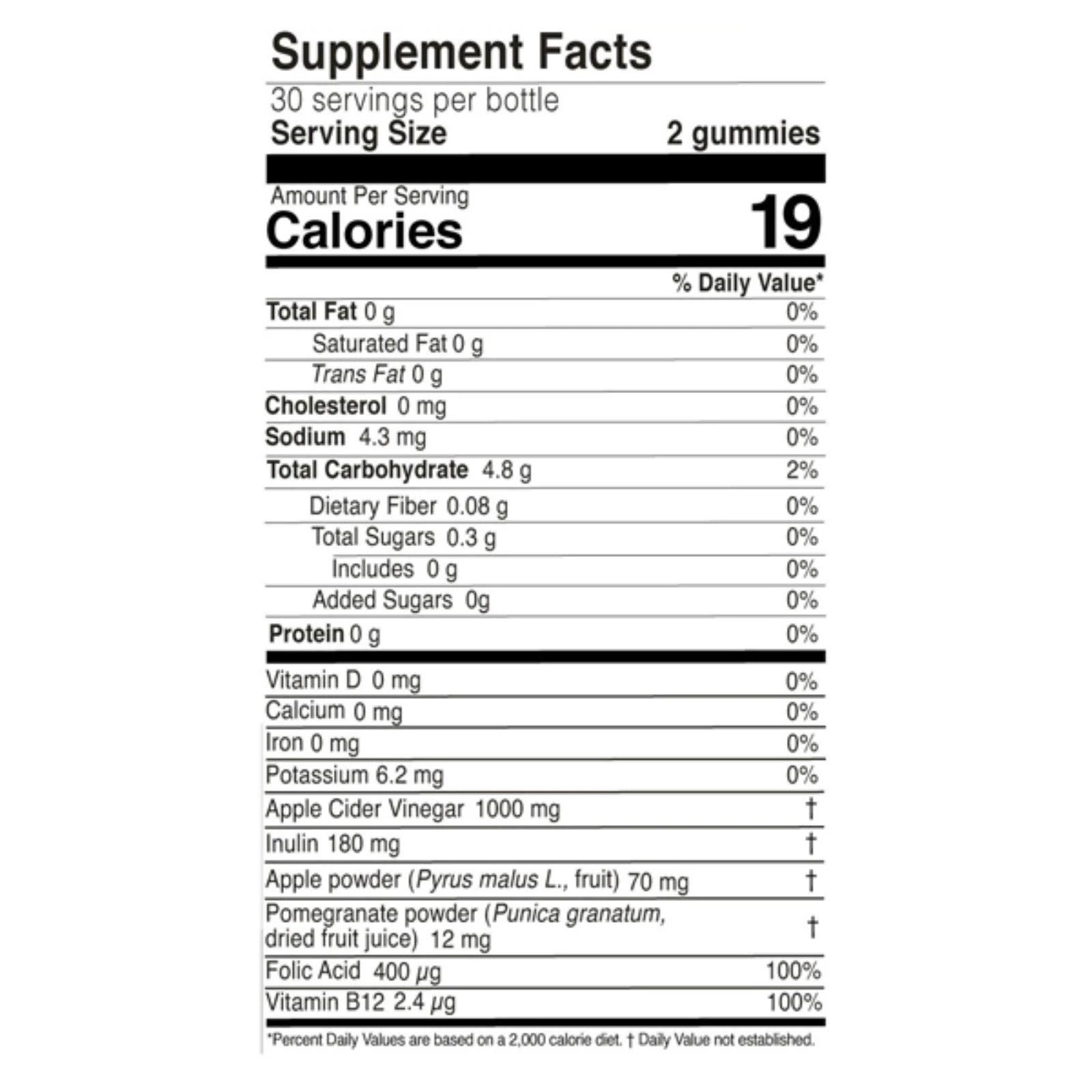 FARMASI Nutriplus Gummies – Apple Cider Vinegar 60 Gummies