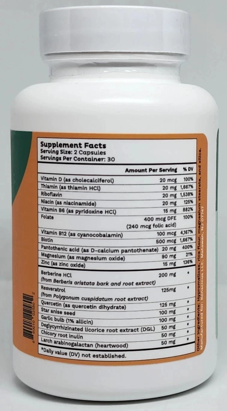 Emma by Enclave BioActives Gas Relief Digestive Support Supplement 60 Capsules