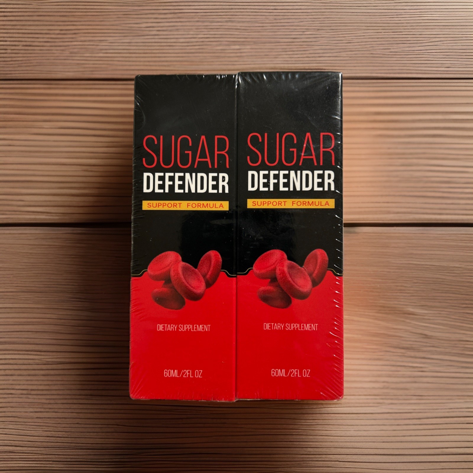 (2 Pack) Sugar Defender, Sugar Defender Blood Sugar Support Supplement (4oz)