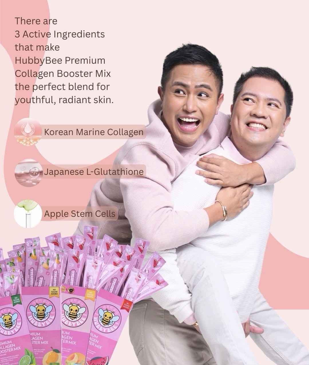 HUBBYBEE Premium Collagen Booster Mix – 10 sachets/box (18g)