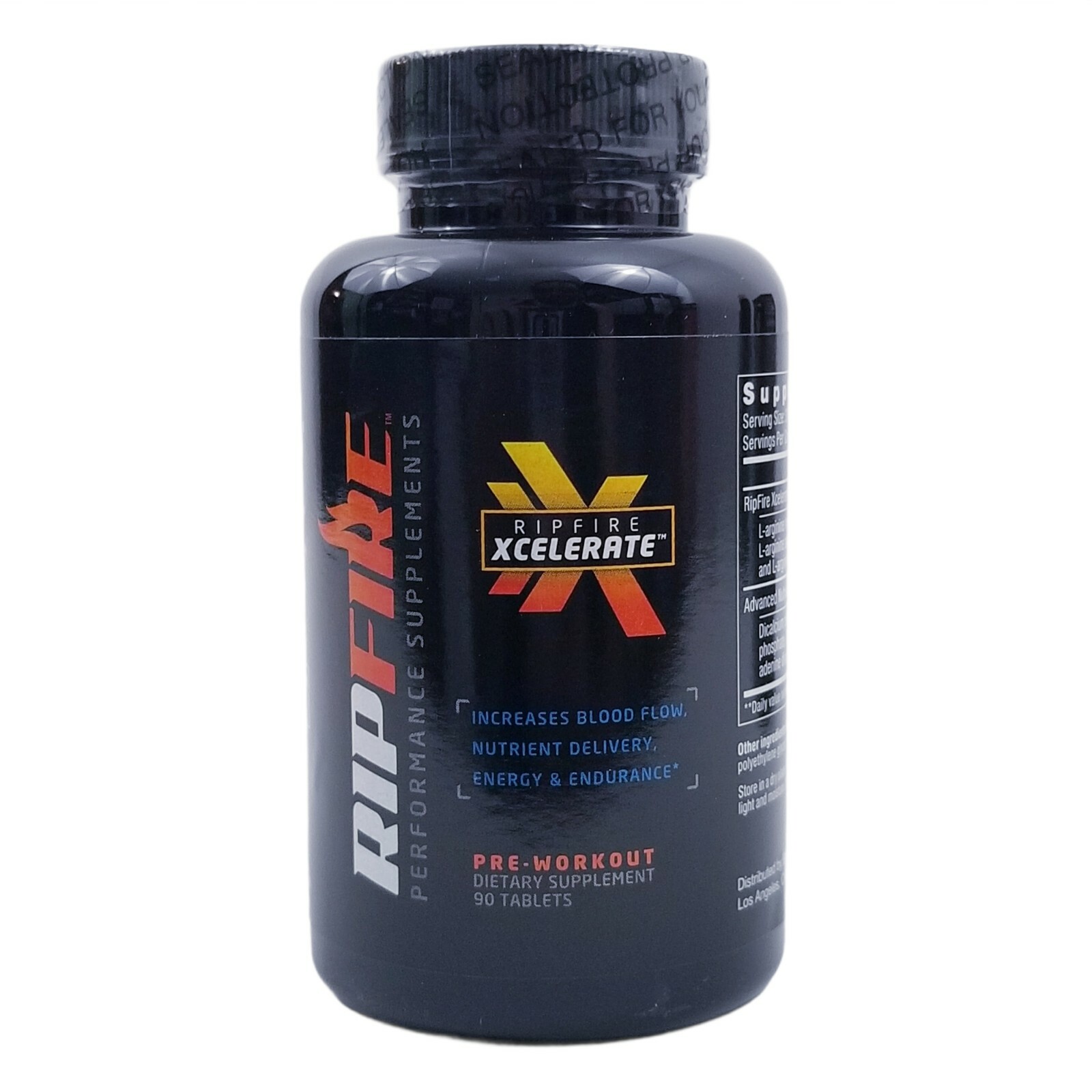 3X RipFire Xcelerate Pre-Workout Dietary Supplements 90 Tablets Each Fuel Energy