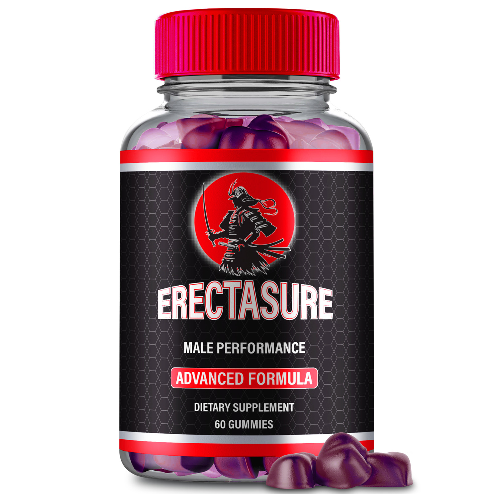 Erectasure Gummies for Men, Male Performance Gummies for Endurance 60ct