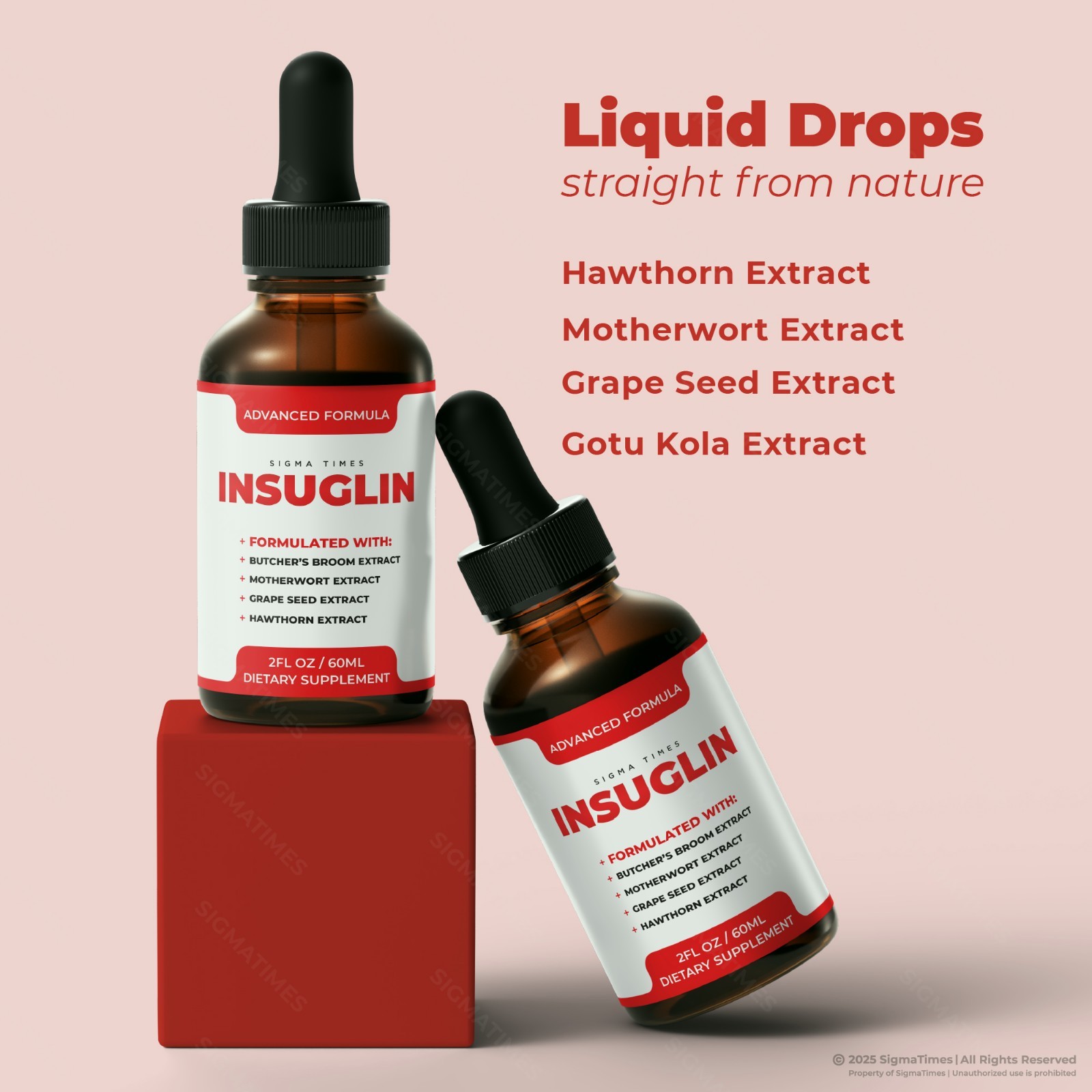 Insuglin Drops – Natural Blood Support & Healthy Circulation (30 servs.)