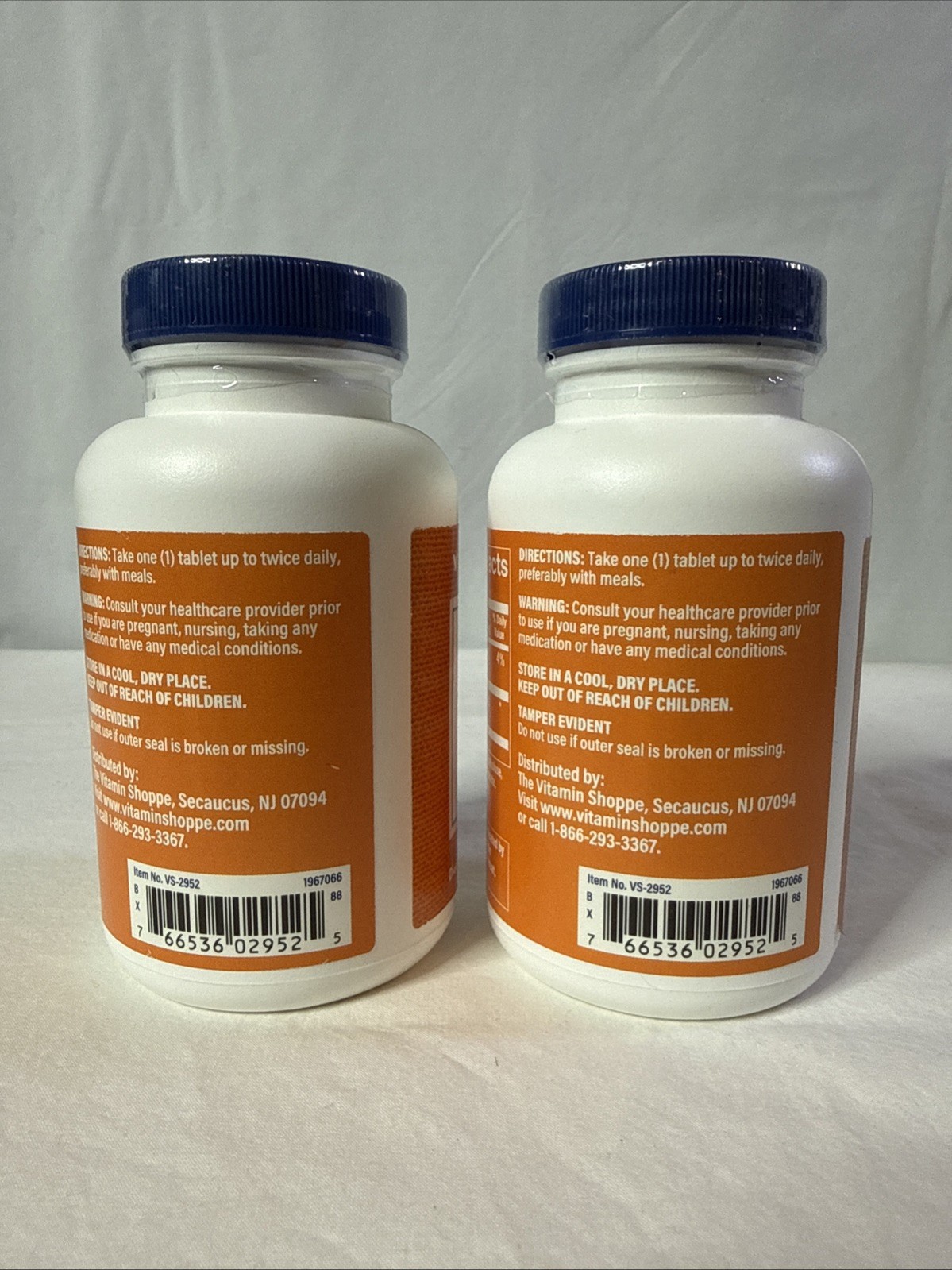 2x The Vitamin Shoppe DMAE 130mg Tablets 480ct Brain Health Mental Focus Adult