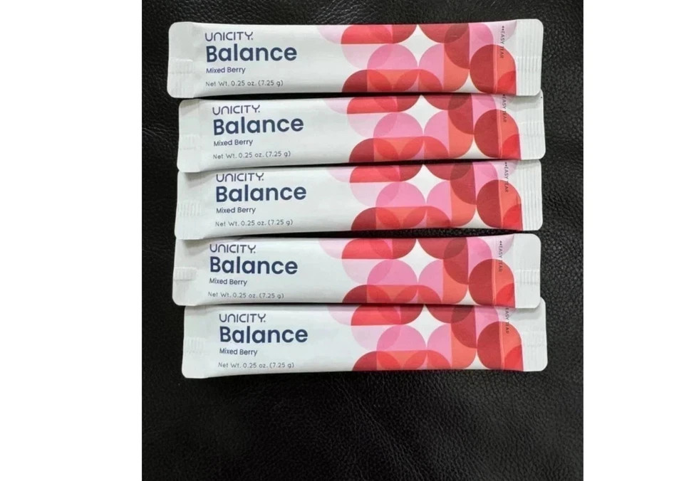 Unicity BALANCE 30 Packets/Stick Packs MIXED BERRY NEW/SEALED