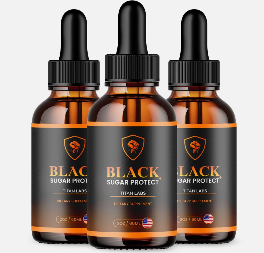 (1-5Pack) Black Sugar Protect Drops Advanced Blood Support Supplement 30 Serving