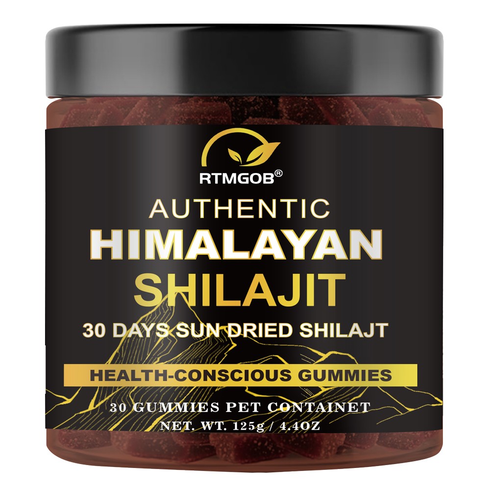 Dynamic Vitality Shilajit Gummies Pure 100% Himalayan Organic Resin Natural NEW