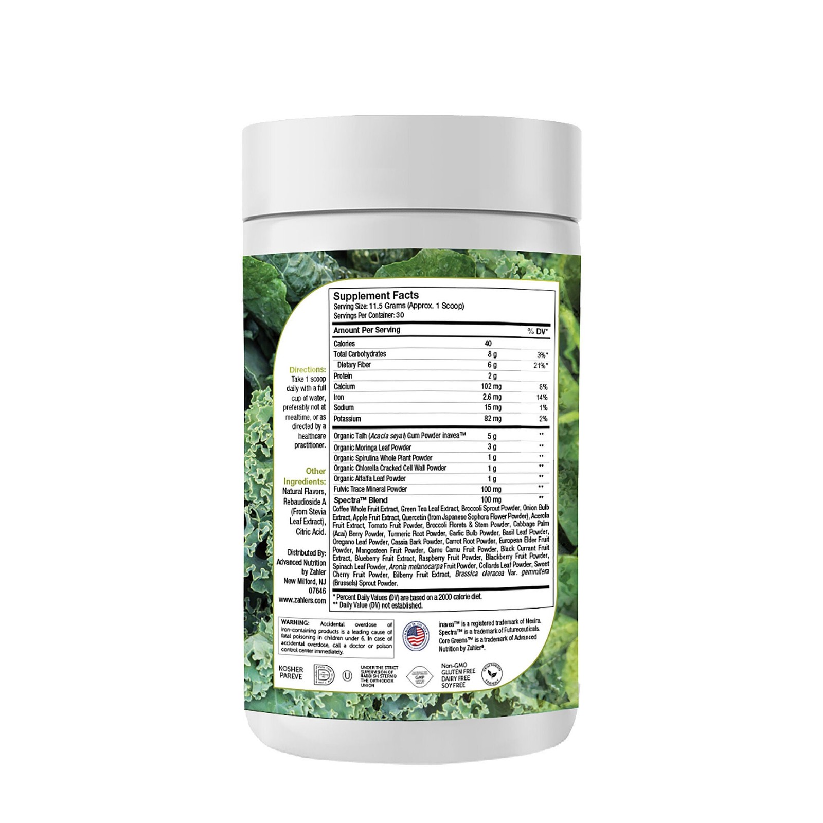 Core Greens™ Citrus – 12.7 oz. (30 Servings)