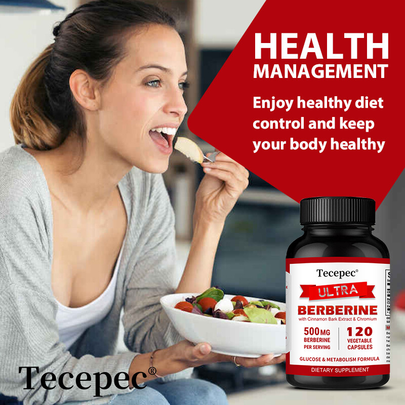 Ultra Berberine 500mg Plus Organic Cinnamon – Heart Health & Weight Management