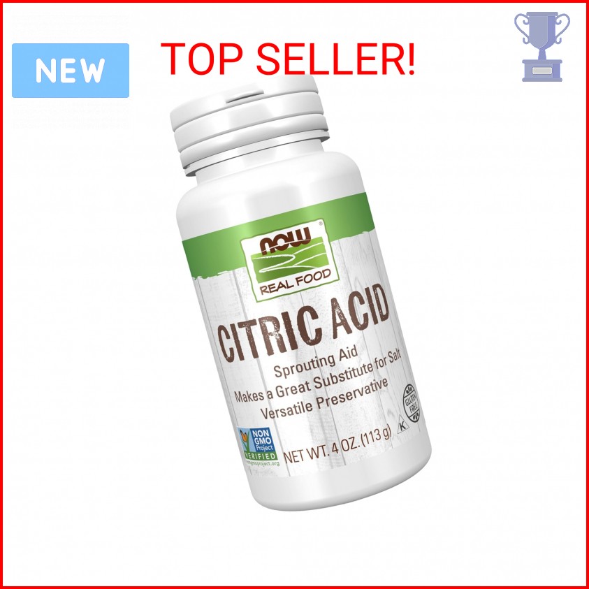 Organic Citric Acid Sprouting Aid – Salt Substitute & Preservative