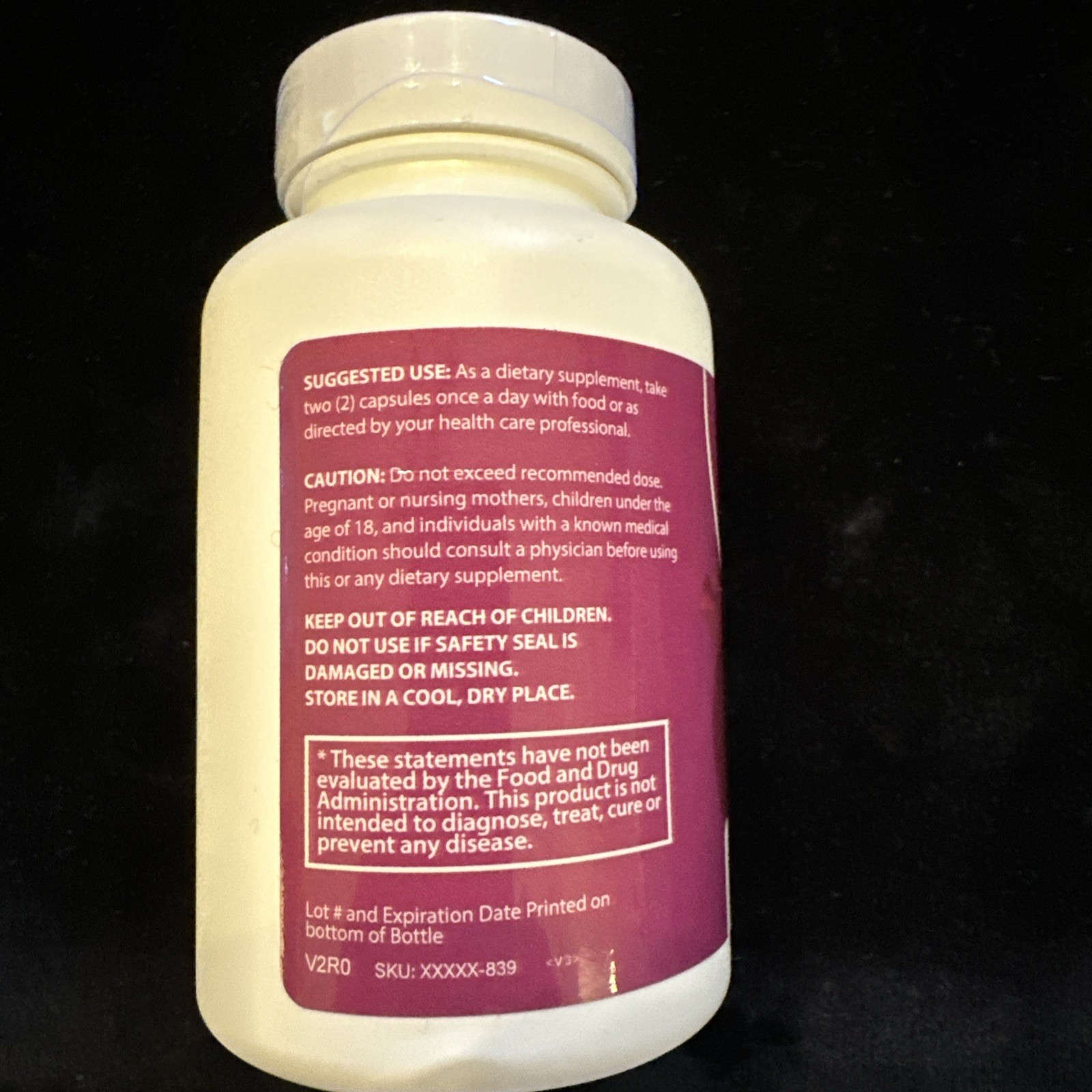 Rosabella Beetroot Dietary Supplement 60 Capsules 1300mg Sealed Exp 02/2028