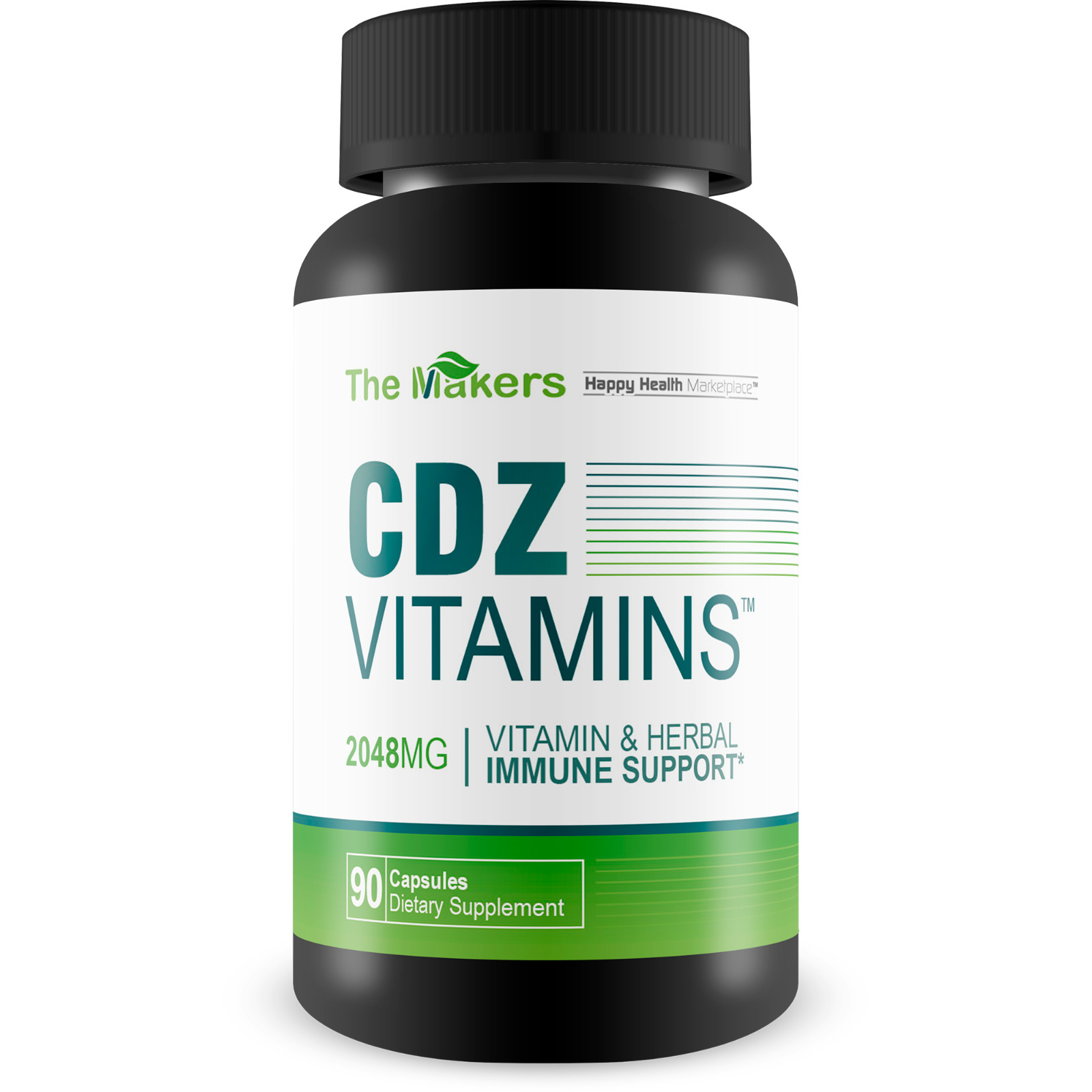 The Makers CDZ Vitamins – Our Best Health Supplement – Vitamin C D Zinc & Herbs
