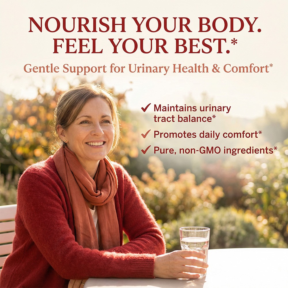 Urinary Tract Support Formula | D-Mannose with Cranberry, 30/60/120 Capsules