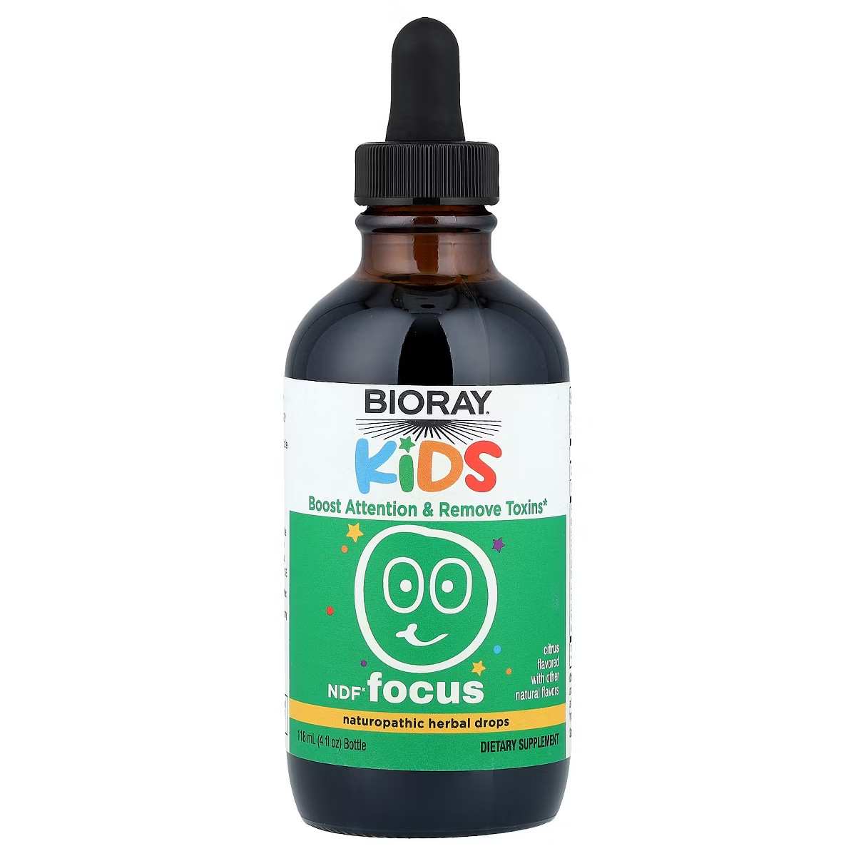 Bioray Kids, NDF® Focus, Citrus, 4 fl oz (118 ml)