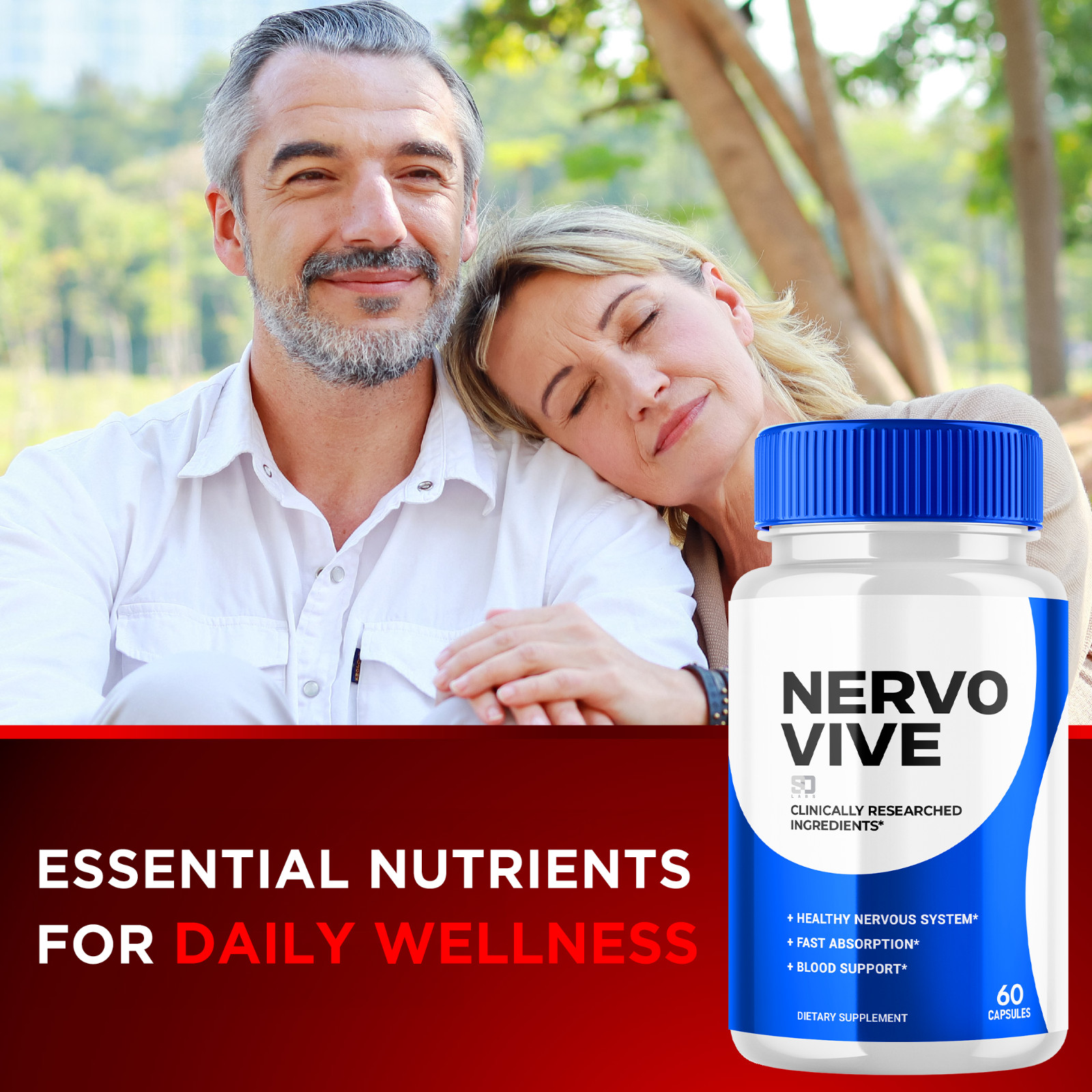 Nervovive Nerve Relief Pills to Support Mobility & Reduce Nerve Aches (1 Pack)