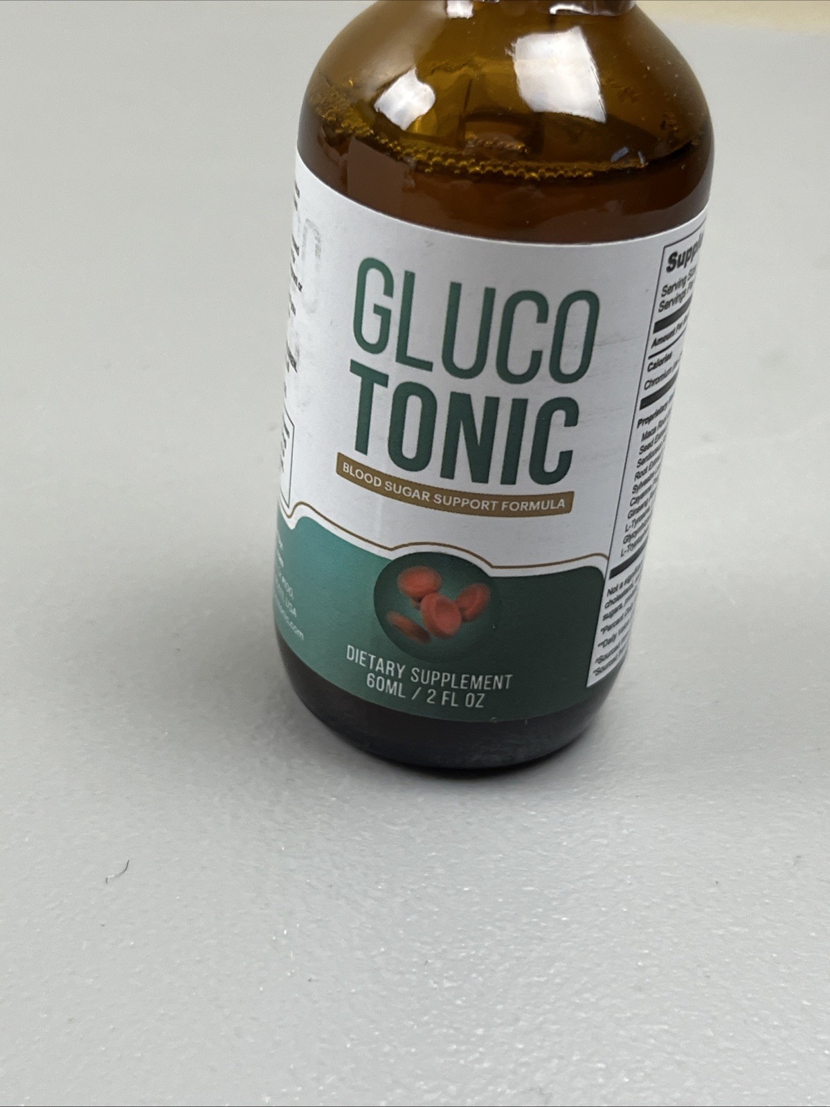 Gluco Tonic Blood Support Formula Dietary Supplement 2 FL OZ 02-2027 Exp Free Sh