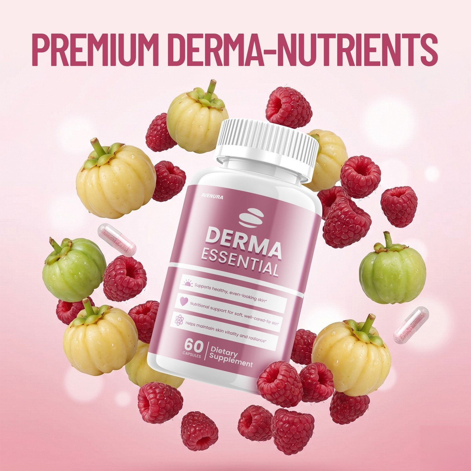 (2 Pack) Derma Essential Capsules – DermaEssential Healthy Skin Care Pills
