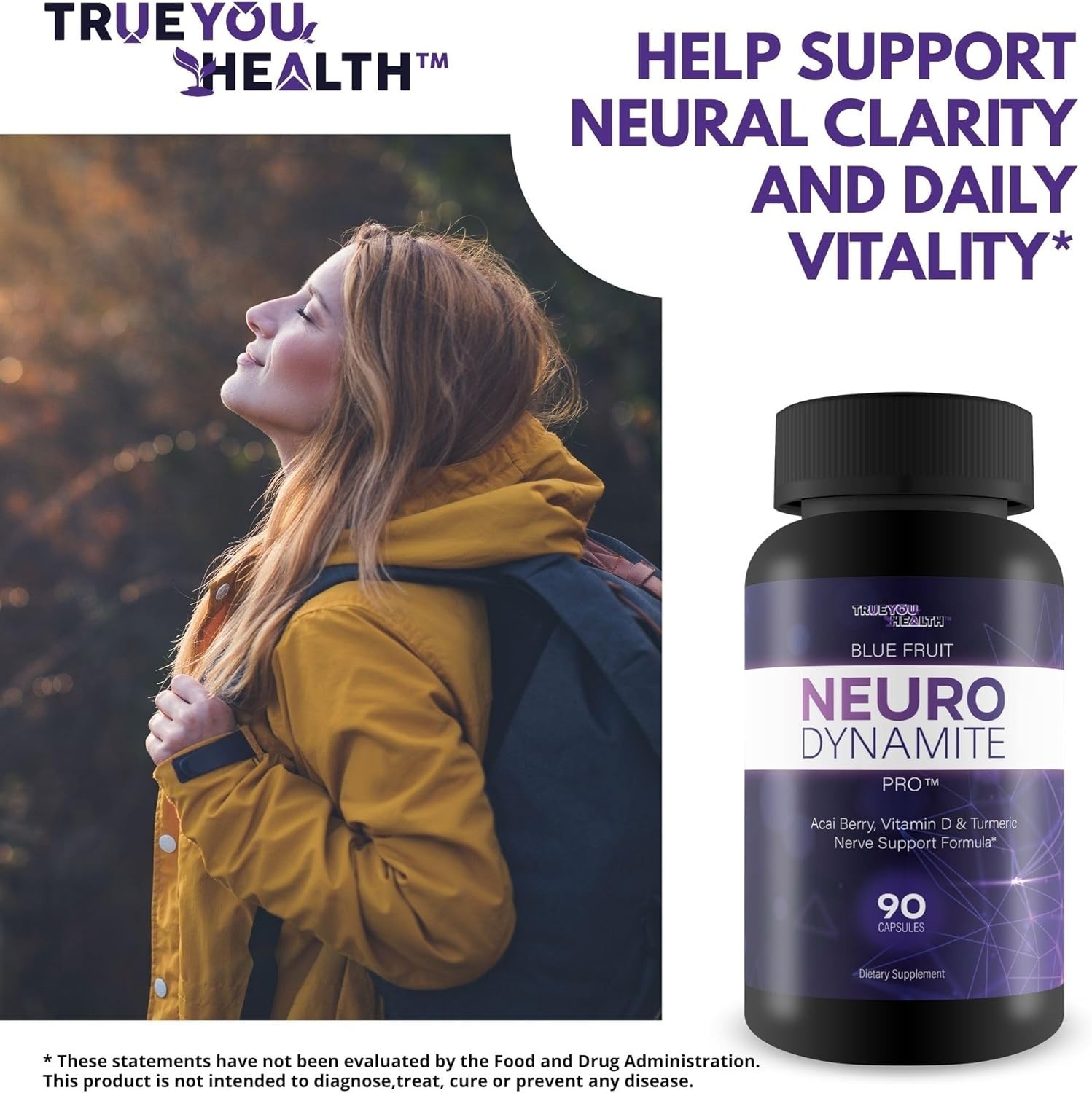 MEMORY BRAIN SUPPORT ACAI BERRY SUPPLEMENT, MENTAL FOCUS & ENERGY SUPPLEMENTS