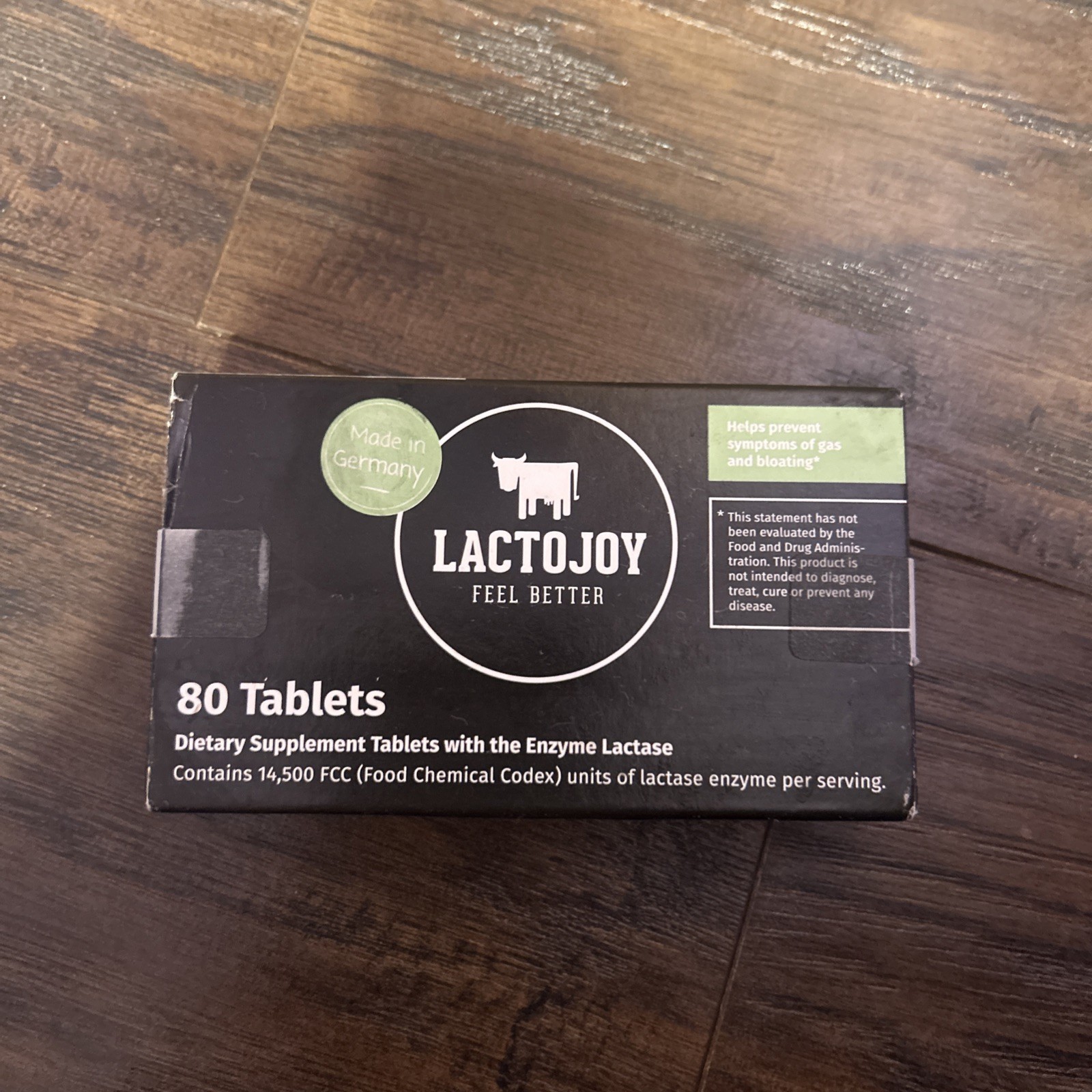 LactoJoy lactase pills – 14,500 FCC-units – 80 pills