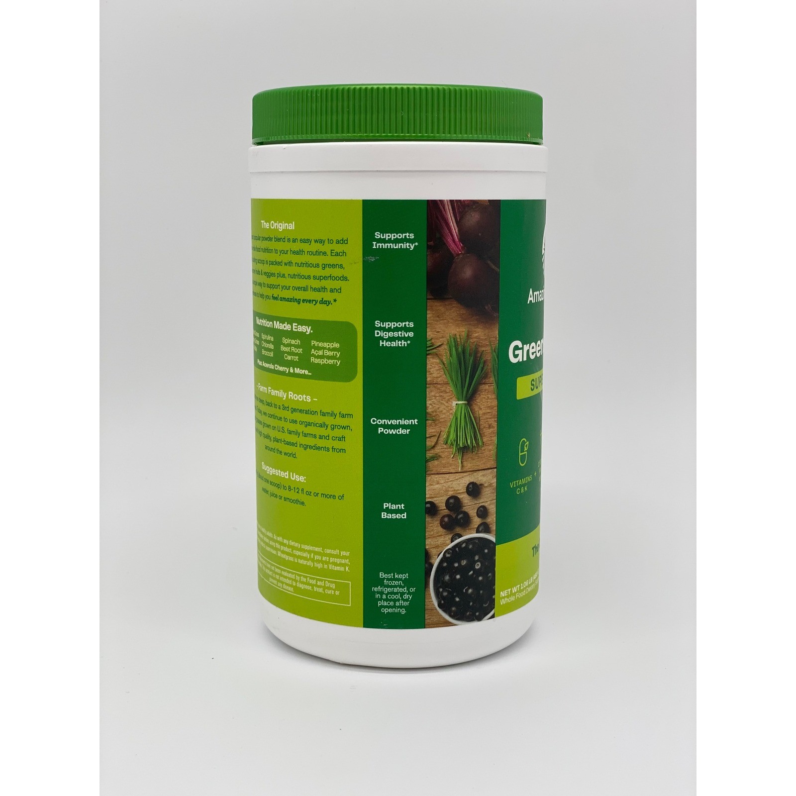 Amazing Grass Greens Blend Superfood The Original 60 Servings 1.06 lb Exp 7/2026