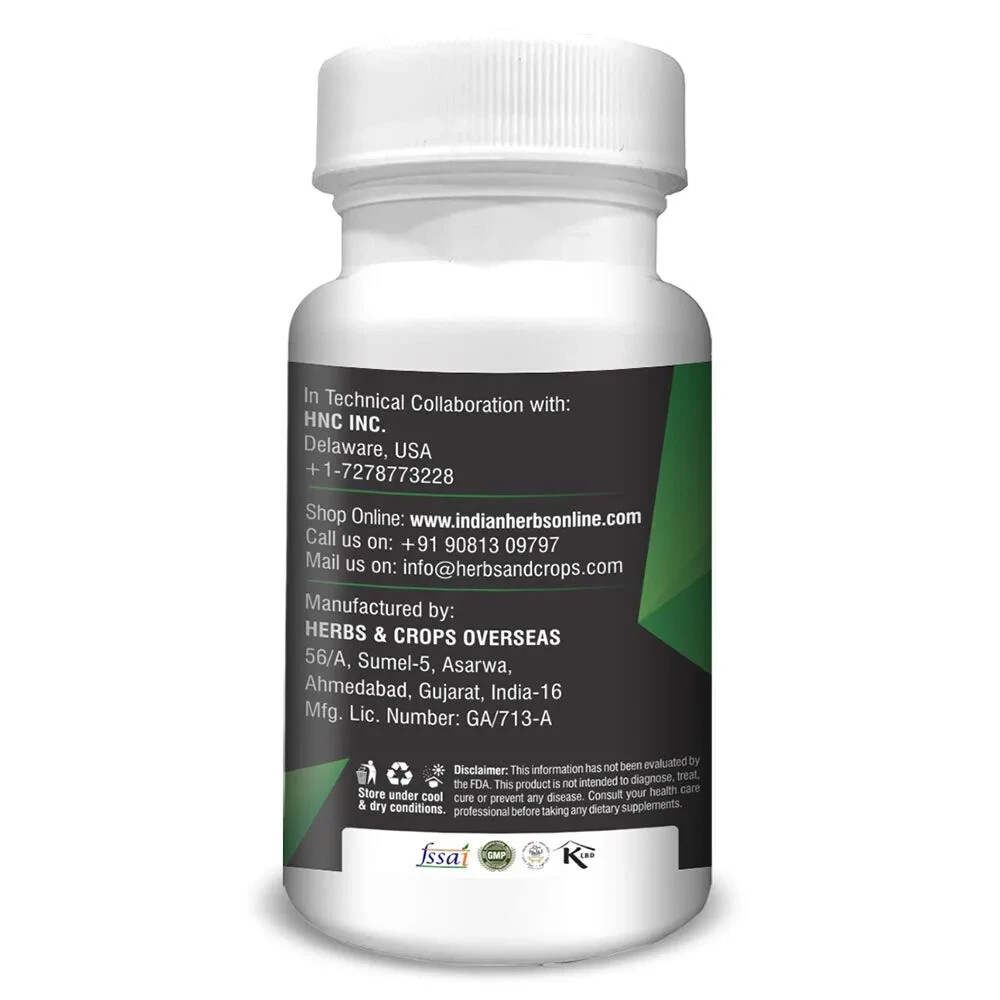 H&C Herbal Ingredient Guduchi/Giloy 120 Capsules 450 mg Immunity & Rejuvenation