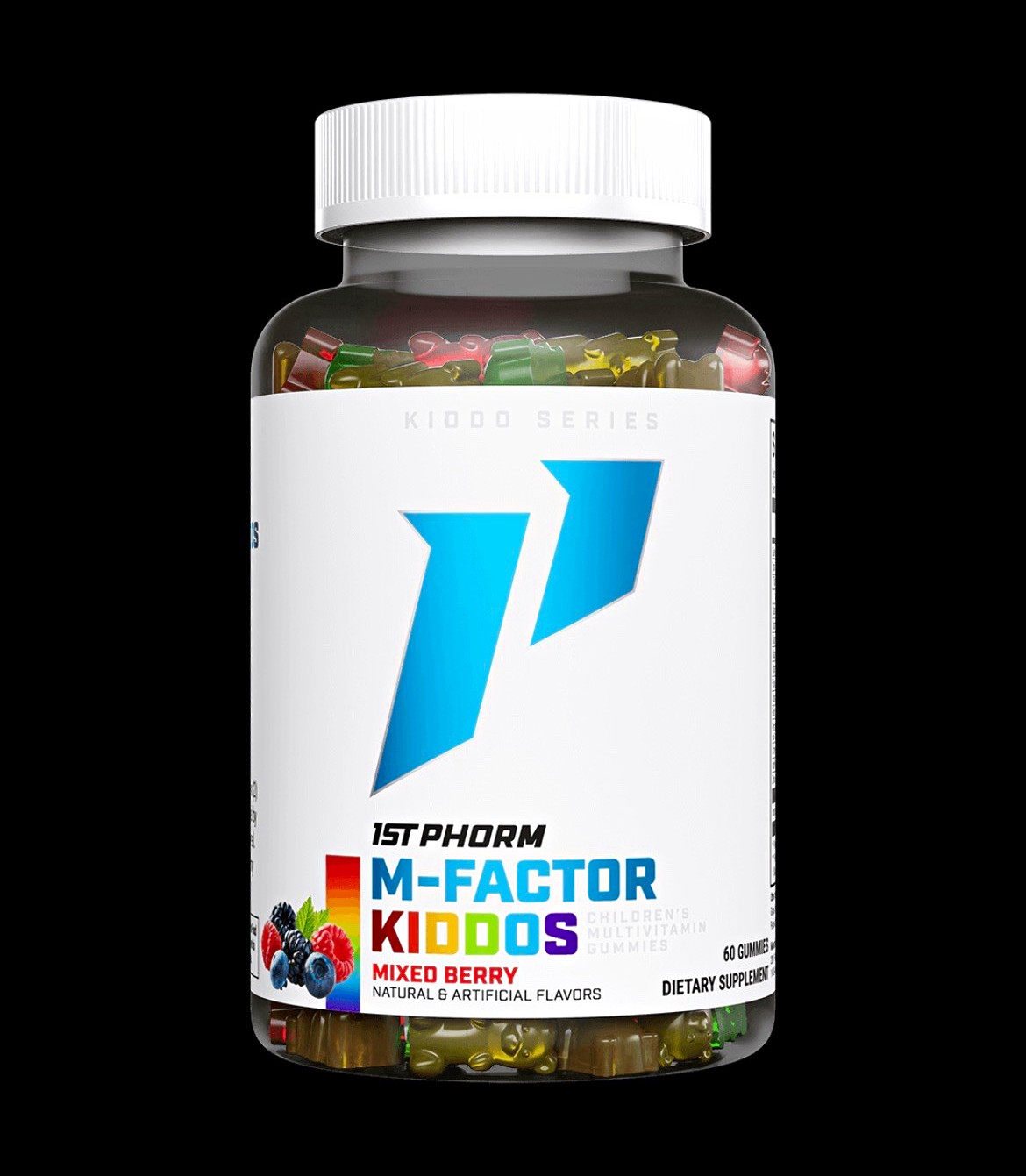1st Phorm M-Factor Kiddos Mixed Berry Kids Multivitamin 60 Gummies New