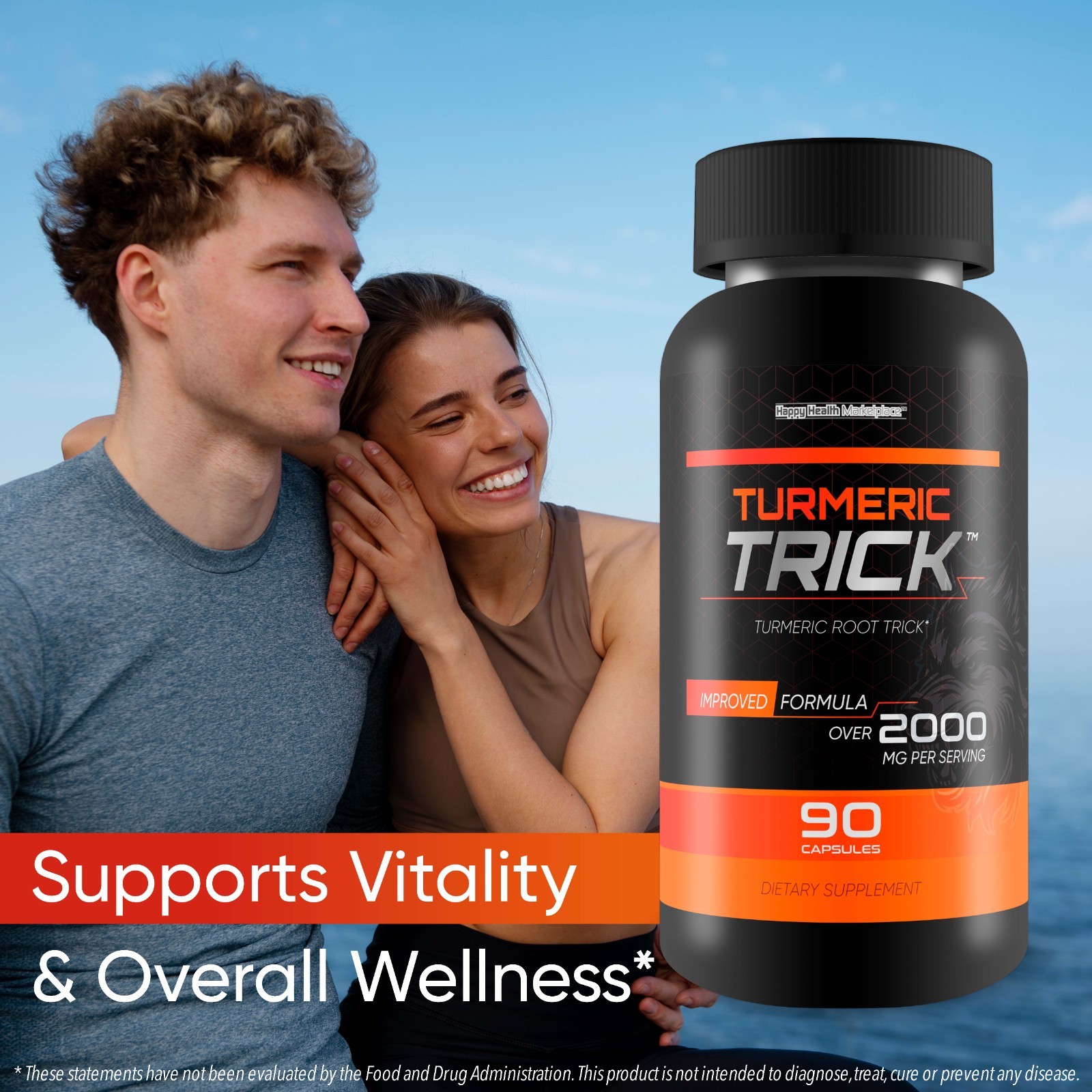Mukonjo Turmeric Trick – with Vitamin D and Zinc for Men – Turmeric African Root