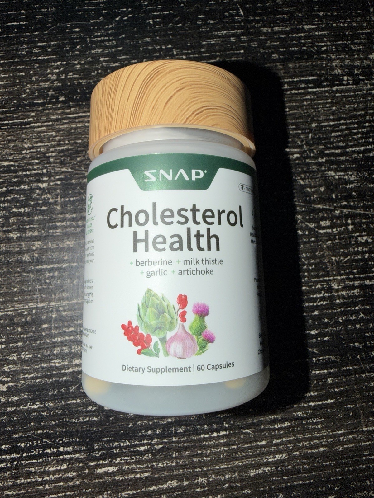 Cholesterol Health Snap Supplements Lipid Metabolism, Digestive Function, 60 Cap