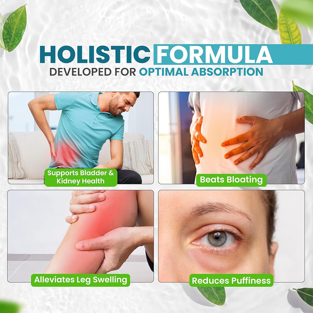 Water Flush Pills – 12-in-1 Formula to Reduce Bloating, Swelling 30/60/120 Caps