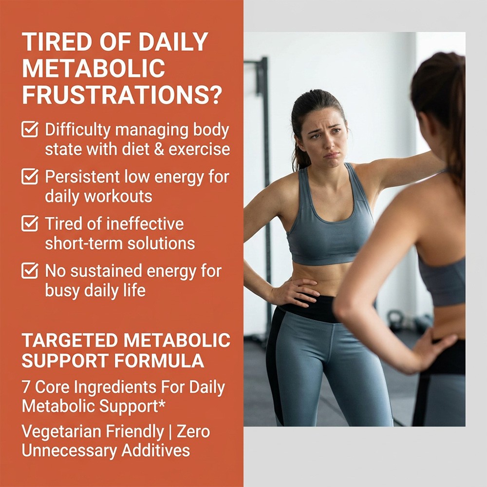Fat Burner Caps-Supports Metabolism, Energy&Healthy Body Management 30~120Caps
