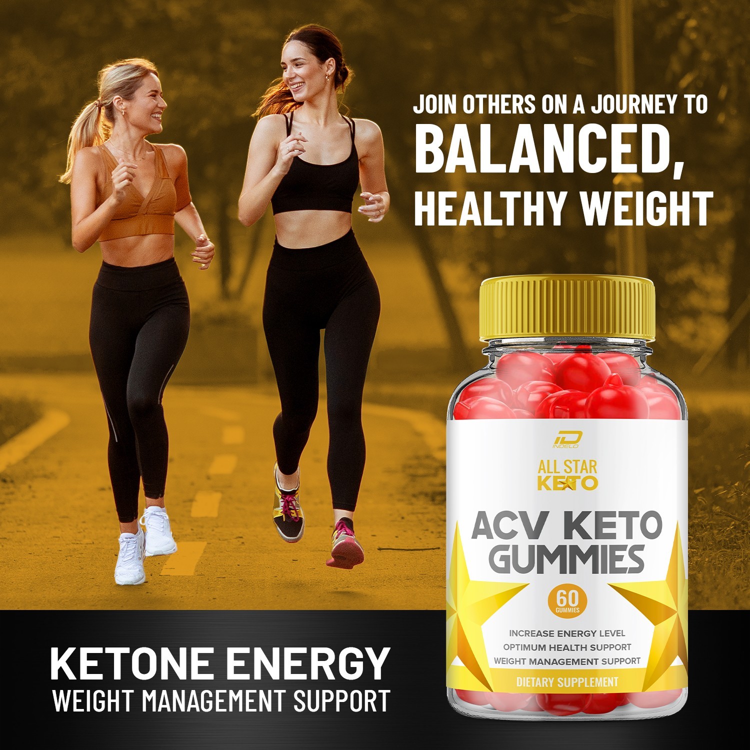 (3 Pack) All Star ACV Gummies Supplement – AllStar ACV Gummy 1000MG