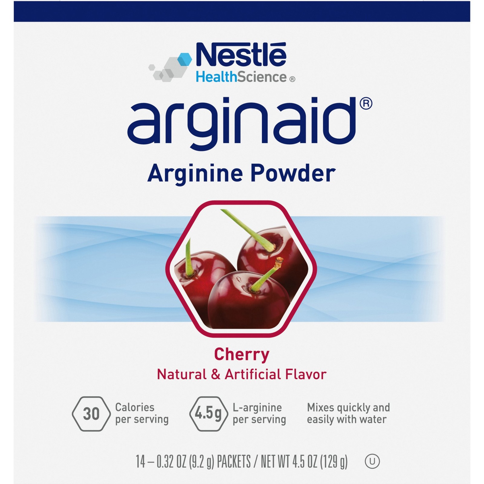Nestle Arginaid Oral Supplement Cherry 0.32 oz. Packet 56 Ct