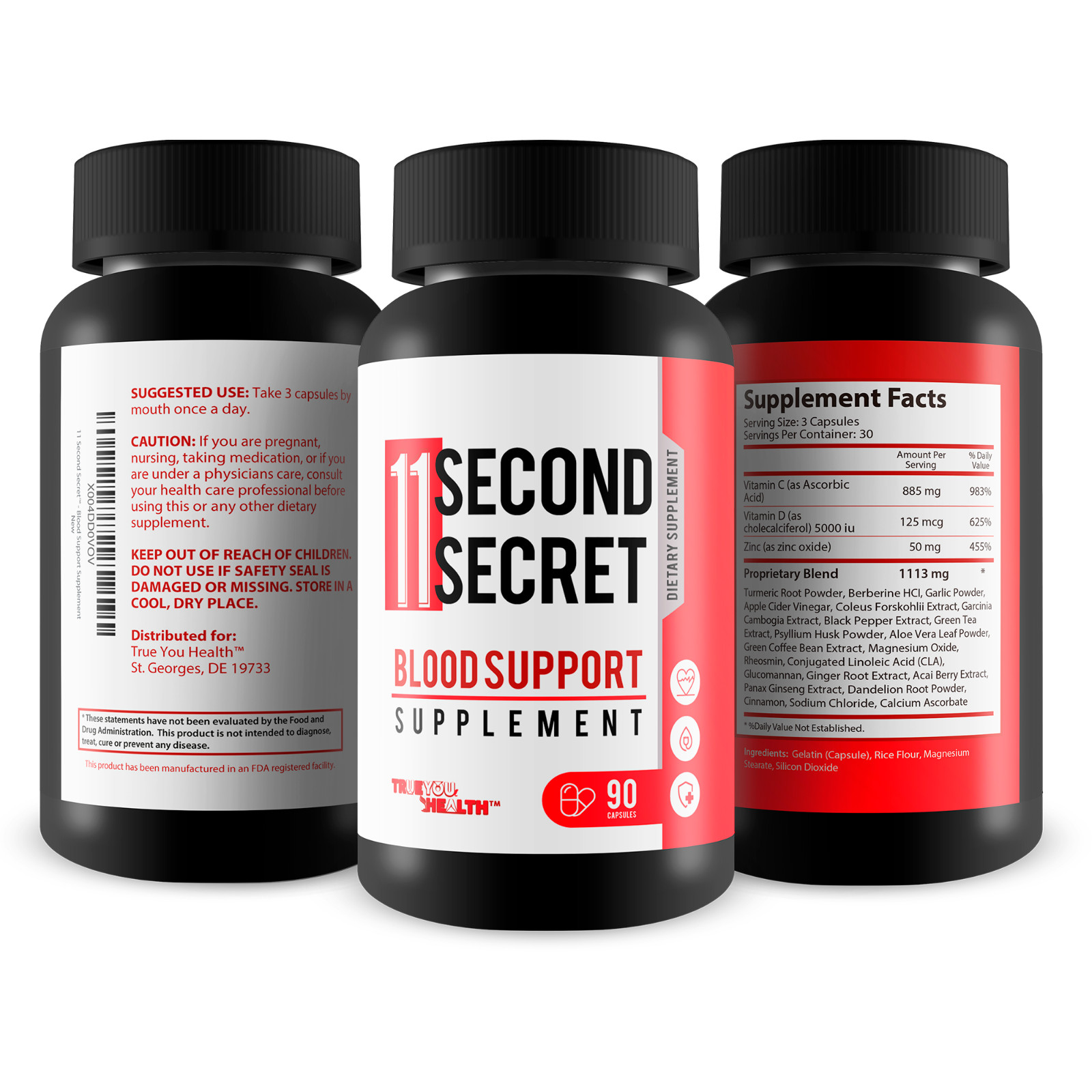 11 Second Secret Blood Support Supplement – Our Best Blood Sugar Support Formula