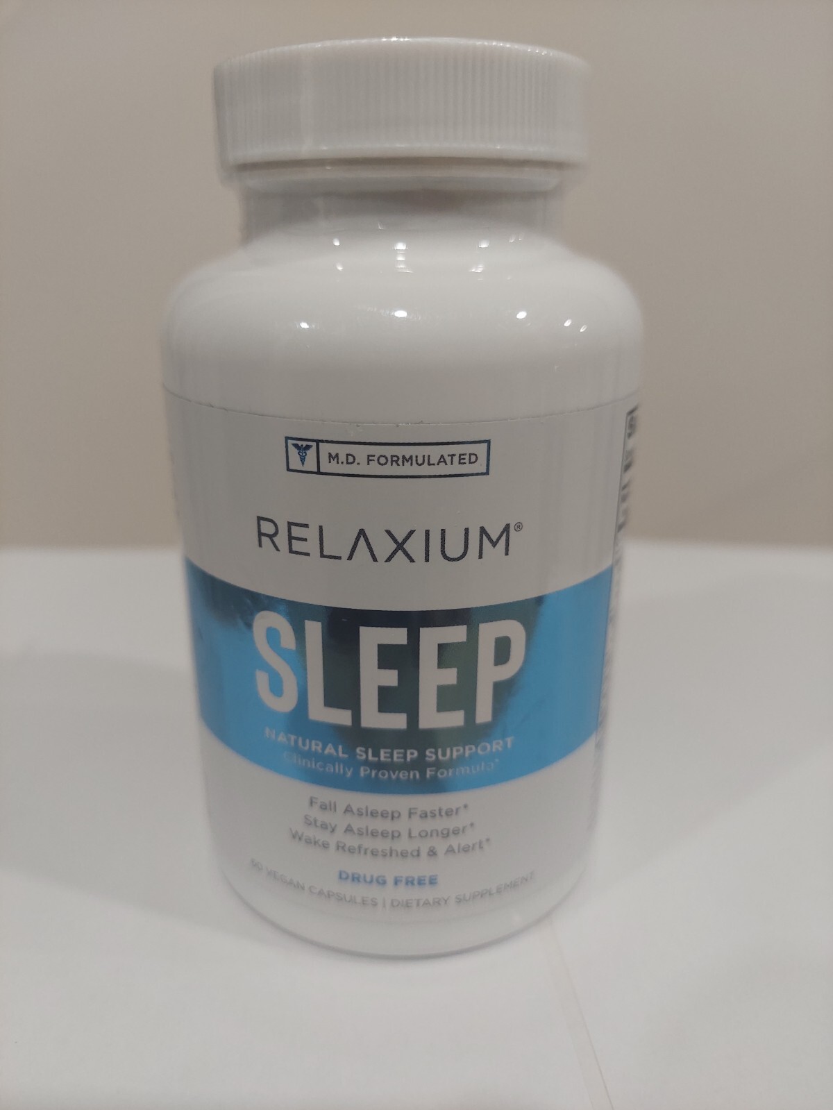RELAXIUM SLEEP natural sleep support clinically proven 60 capsules.