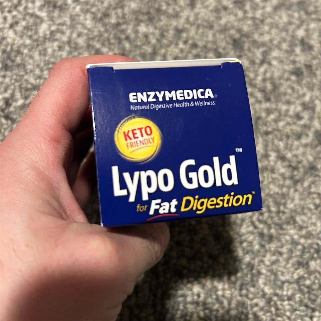 Enzymedica Lypo Gold Digestive Enzyme 60 Capsules Vegan, Kosher