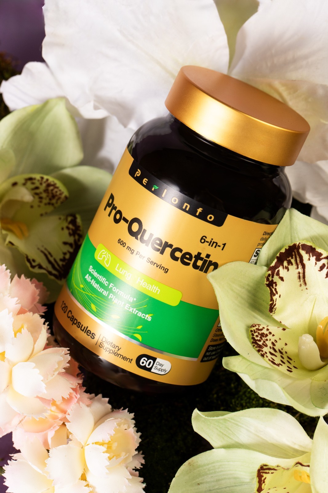 Perlonfo,Pro-Quercetin 6-in-1,Lung Health