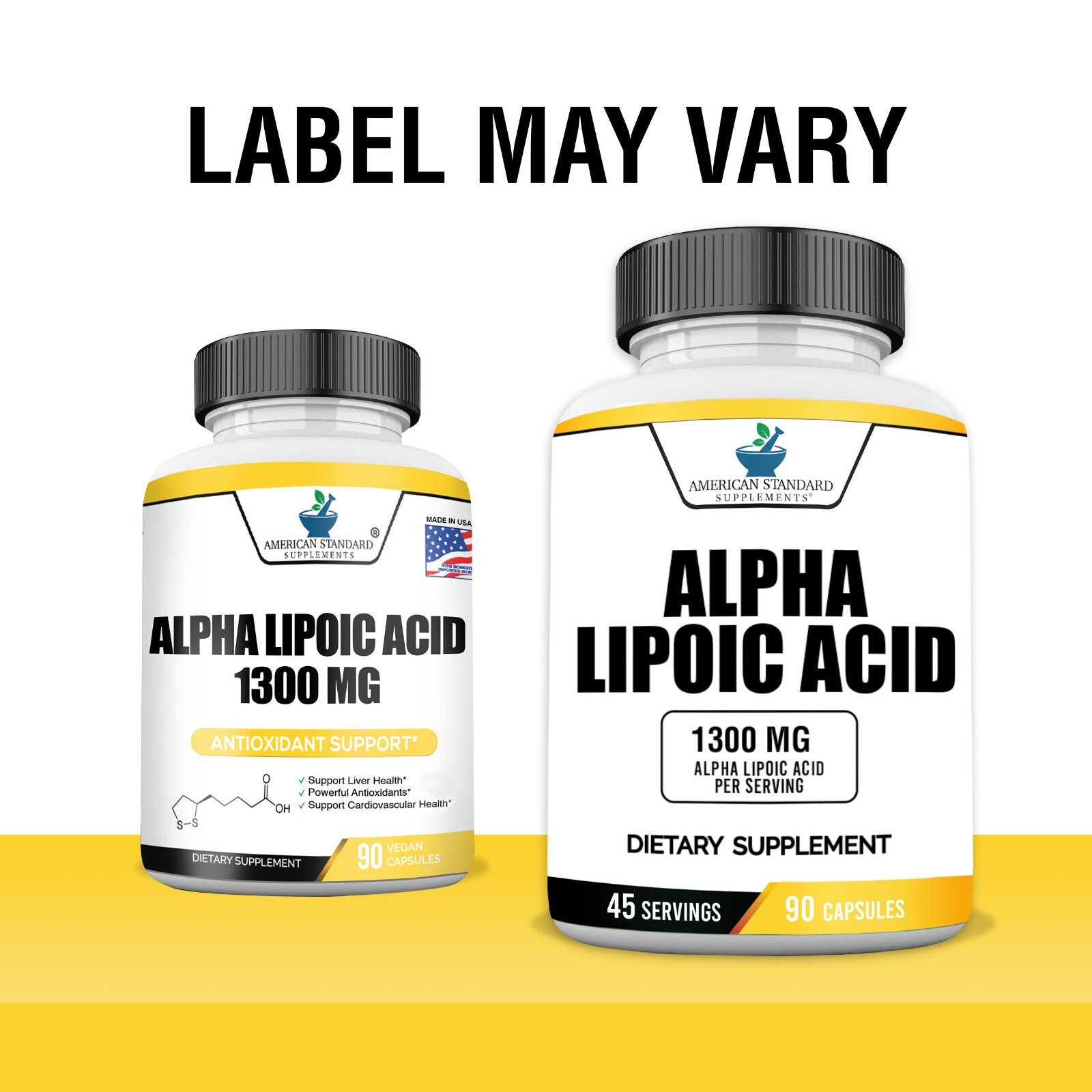 Alpha Lipoic Acid 1300mg Per Serving, ALA, Supports Glutathione Production, Supp