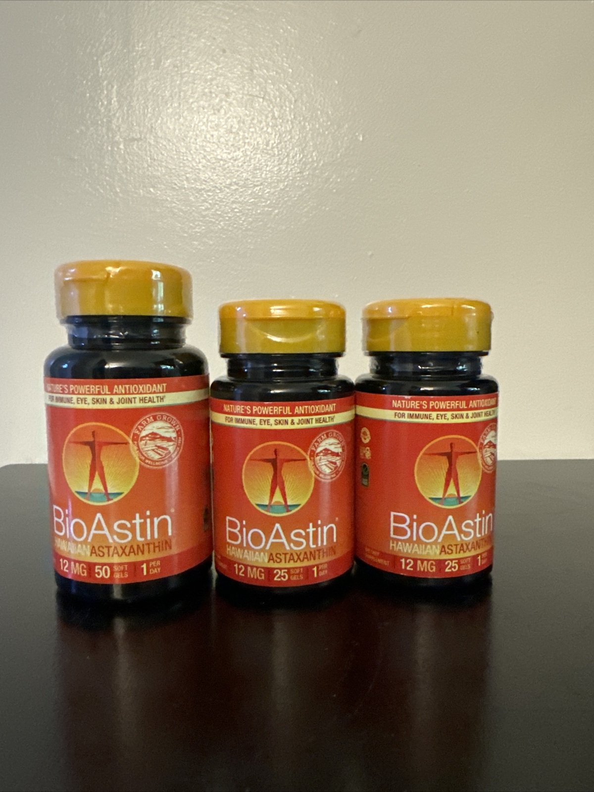 Nutrex BioAstin, Hawaiian Astaxanthin, 12 mg 100gel Capsules