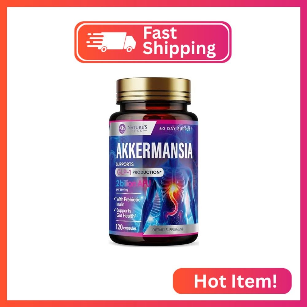 Akkermansia Gut Health Supplement – Premium Akkermansia Probiotic With Prebiotic