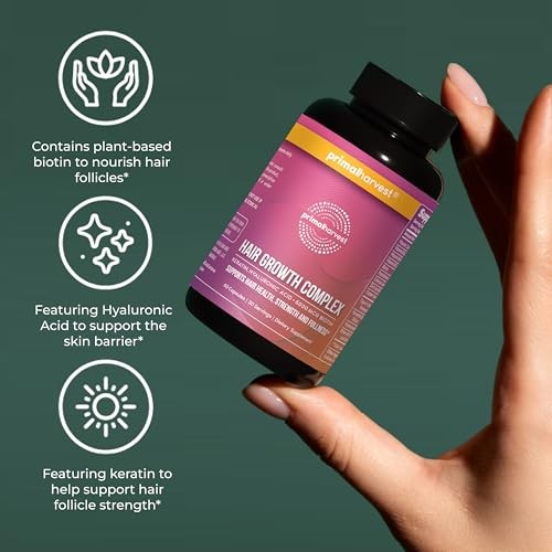 Primal Harvest Hair Growth Vitamins for Women & Men – 60