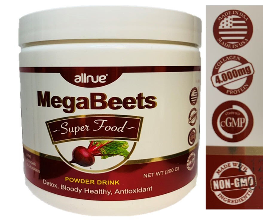 Super mega Beets Circulation Superfood Ships FREE SHIPPING Human organic