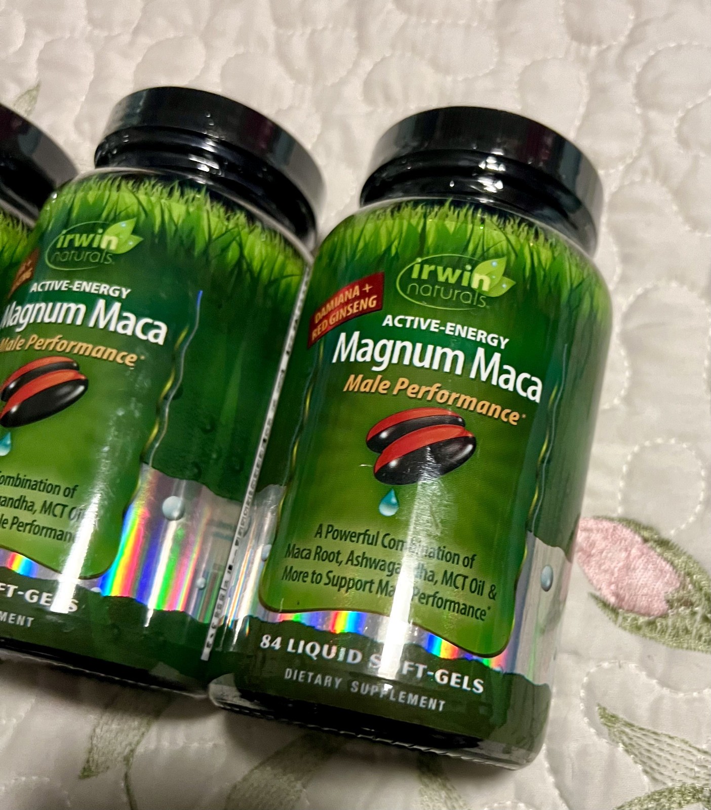 Lot Bundle 3 Pack Irwin Naturals Magnum Maca Root 252 Male Performance Libido